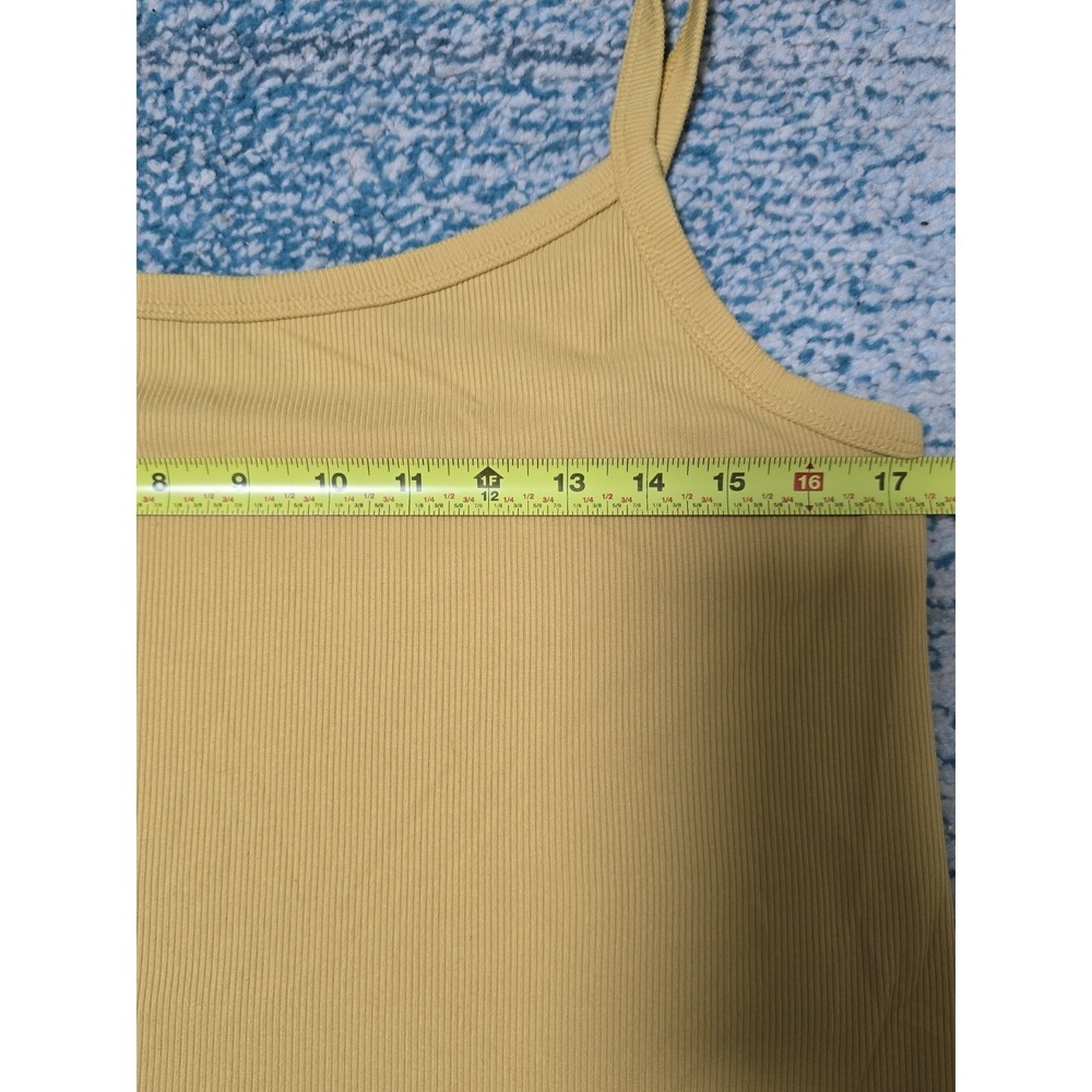 Set of 3 XXL 19 Ribbed Tank Top Bundle Sleeveless Maroon Blue Mustard (T) - Picture 13 of 13